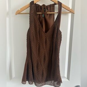 Lauren by Ralph Lauren Beaded Top